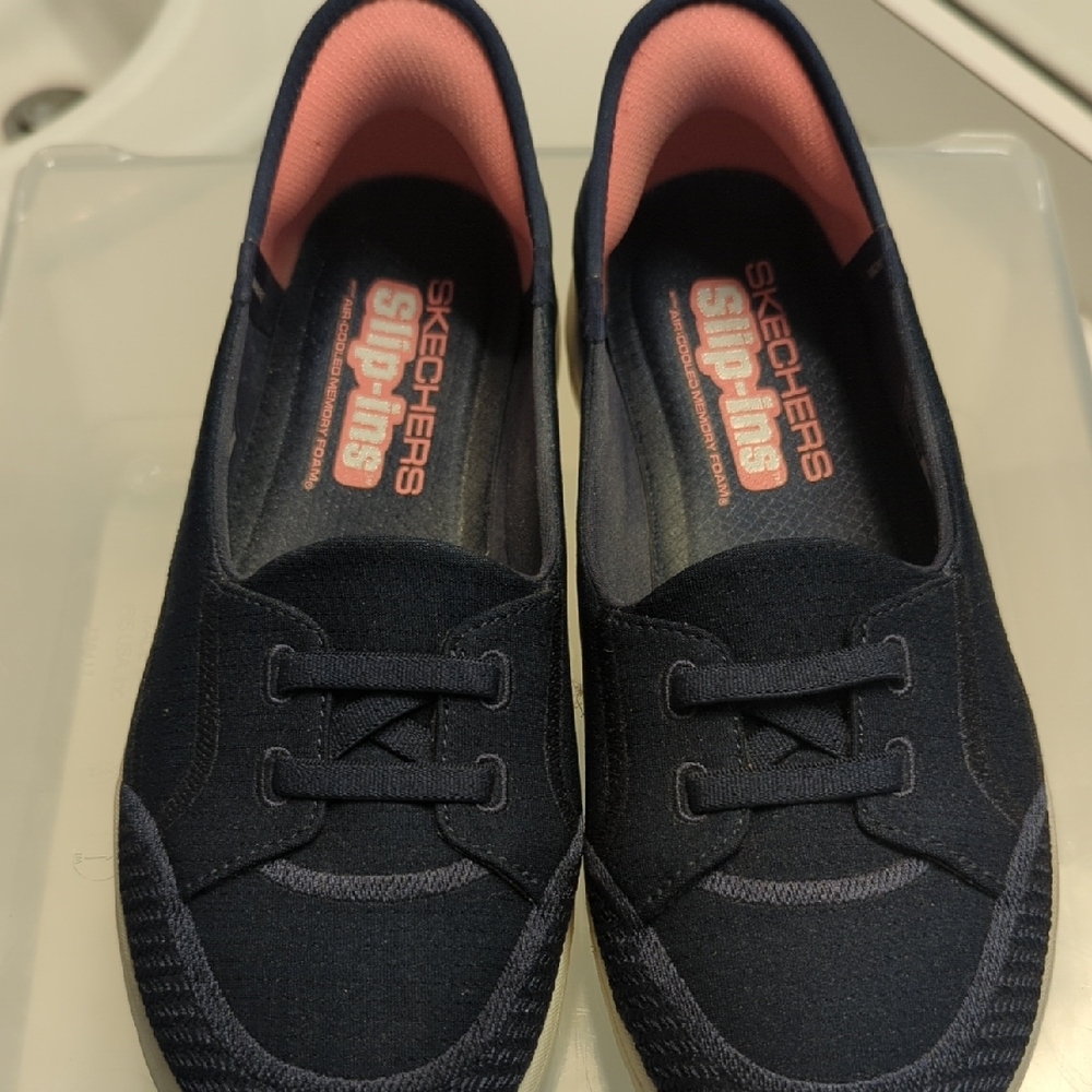 Skechers Blue Flats Versatile Slip-On Loafers